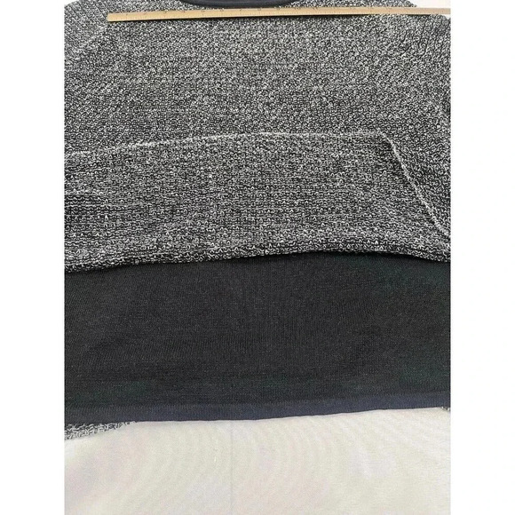 Eileen Fisher Womens Black Organic Linen Blend Tunic Sweater Top M - Picture 8 of 8